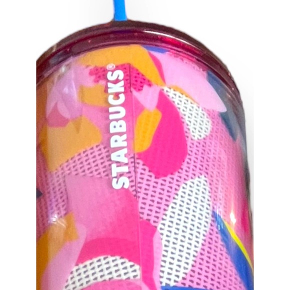 Lot of 3 Starbucks 2023 SPRING FLOWER Venti Cold Cup Tumblers | Pink Blue Floral - Picture 11 of 15